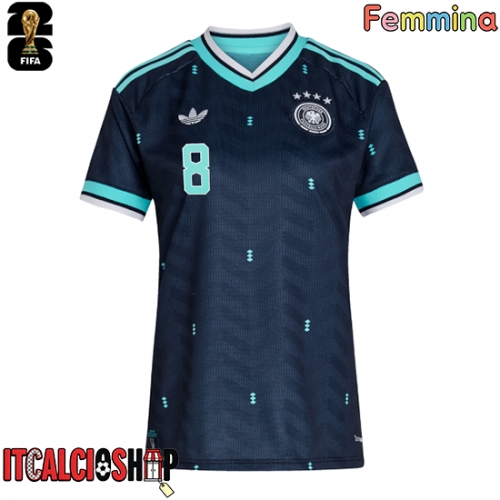 Germania Leon Goretzka #8 Seconda Maglia Femmina Mondiali 2026 Manica Corta